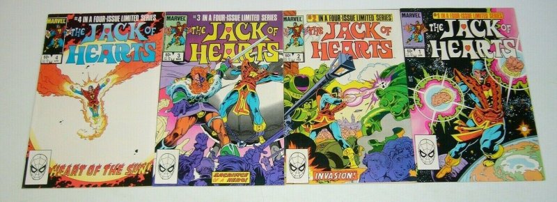 Jack of Hearts #1-4 VF/NM complete series  bill mantlo marvel comics set lot 2 3