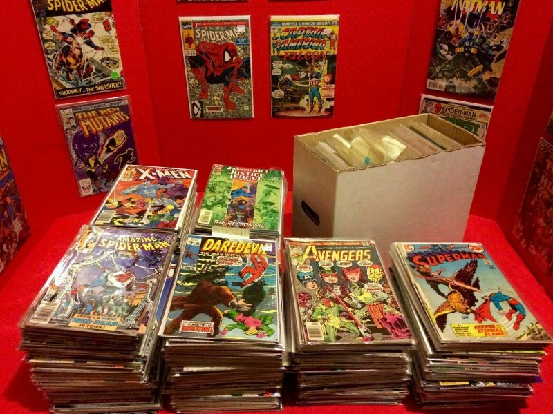 Huge Prime 200 Comics Lot- Marvel/ Dc Only- Free Ship! Vf+ To Nm+ All 70s-90s.