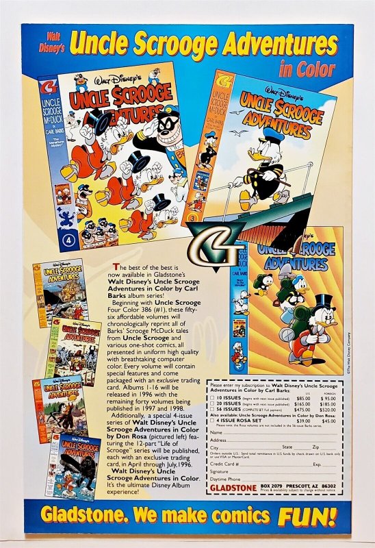 Walt Disneys Comics and Stories #604 (Aug 1996, gladstone) 7.5 VF-  