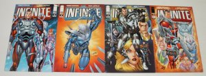 the Infinite #1-4 FN/VF complete series - robert kirkman - rob liefeld 2 3 set