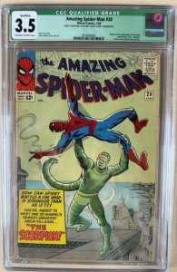 The Amazing Spider-Man #20 (1965).   CGC 3.5