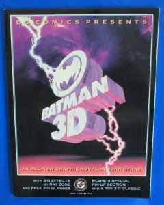 1990 DC Comics Presents BATMAN 3-D John Byrne / Ray Zone NM+ w/ Glasses pin up
