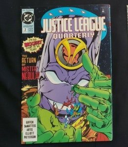 JUSTICE LEAGUE 3PC (FN/VF) QUARTERLY ISSUES #2-4, RETURN OF MISTER NEBULA 1991