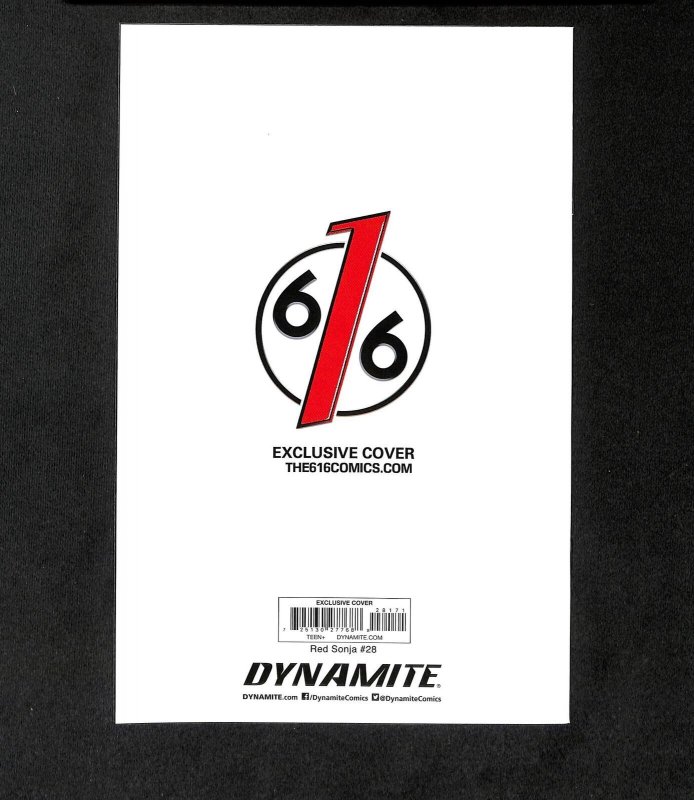 Red Sonja #28 (Dynamite Entertainment, 2021) The 616 Comics Edition B