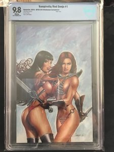 Vampirella/Red Sonja #1 9.8 CBCS Virgin Cvr NYCC Exclusive