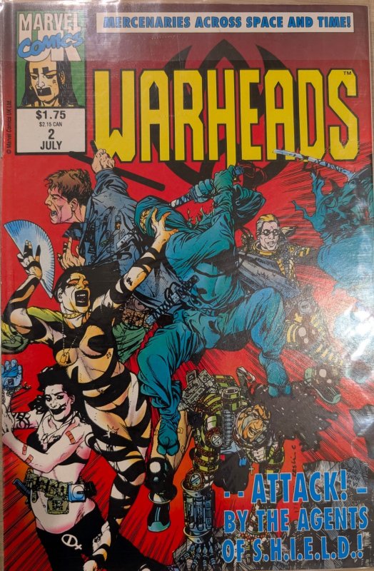 Issues #1–10 of Marvel UK Warheads (1992)