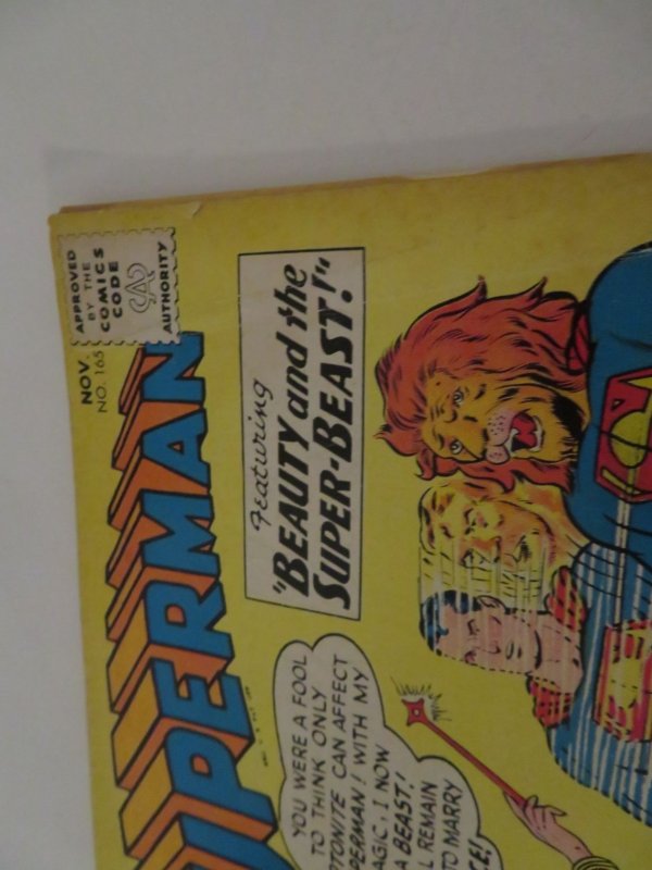 DC Comics Superman #165 (1963) Comic Book Grade GD- 1.8