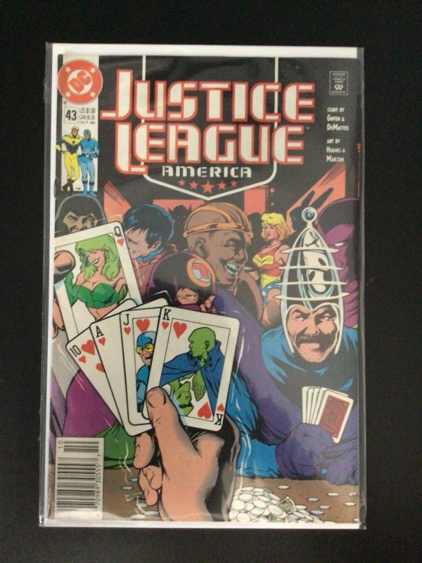 Justice League America #43 (1990) Early Adam Hughes Cover