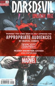 Daredevil Unleash Hell Red Band #2 Polybagged 2025 Zaffino Cover B Marvel H20