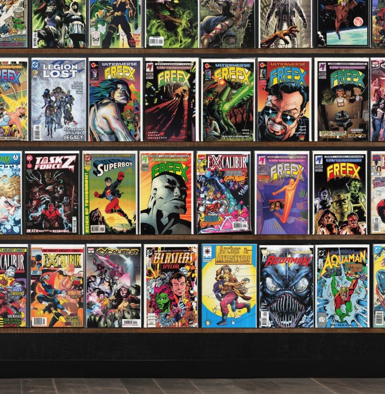 Huge Lot 150+ Comics with Excalibur, Freex, X-Factor, The Maxx, X-Men & More!