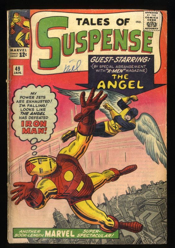 Tales Of Suspense #49 VG- 3.5 1st X-Men Crossover! Iron Man!