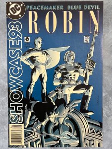 Showcase ’93 #6 (1993) Newsstand – Robin, Peacemaker & Blue Devil VF