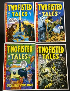 VINTAGE 1980 EC COMIC COVER PRINTS IN VG ENVELOPE, 23/24 PRINTS FN/VF NEAR COMP.