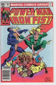 POWER MAN #84 - 5.5 - WP - Iron Fist  - Sabretooth - Constrictor