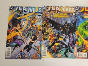3 JSA Titans DC Comic Books #1 2 3 Series 89 TJ15
