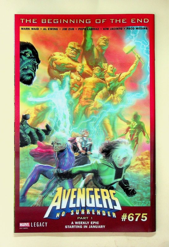 Thor #700 (Dec 2017, Marvel) - Lenticular Cover - Near Mint