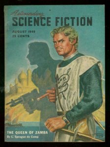 ASTOUNDING SCIENCE-FICTION AUG 1949-L RON HUBBARD-JDM VG