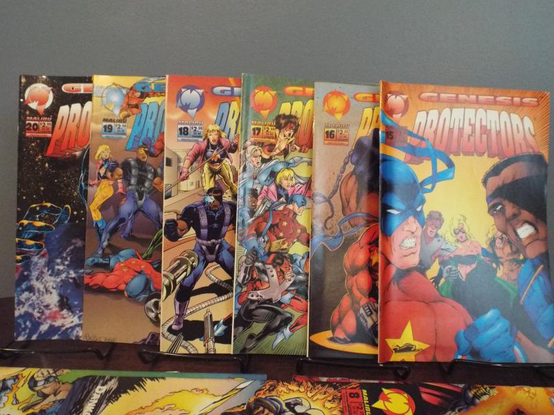 Lot of 19 Malibu Genesis Comics, Most 9.0 or Better