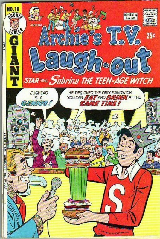 Archie's TV Laugh Out # 19 Strict VF/NM High-Grade Sabrina the Teenage Witch