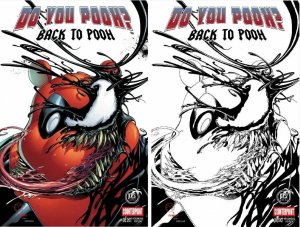 Do You Pooh  1 shot  Back to pooh variant A Deadpool funny color 150/B&W 50 NM