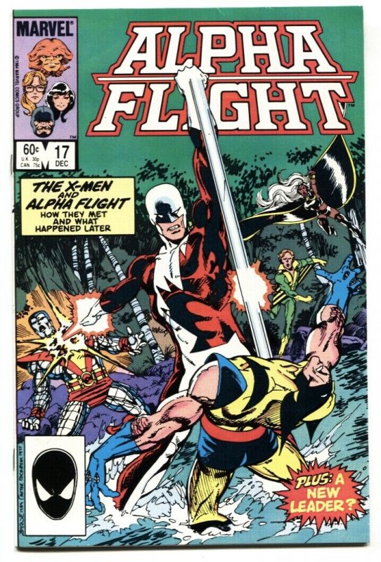 ALPHA FLIGHT #17-WOLVERINE-MARVEL-MUTANTS! VF/NM