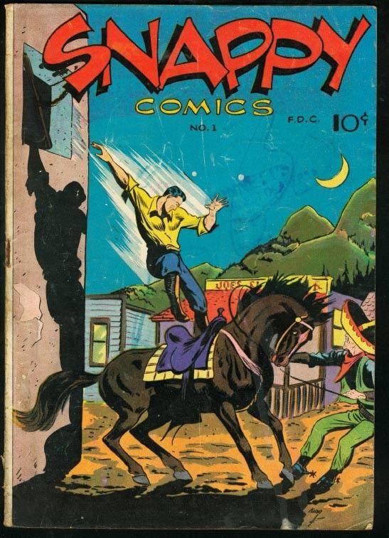 SNAPPY COMICS #1-AIRMALE/SPECIAL AGENT #1-KIEFER ART G/VG