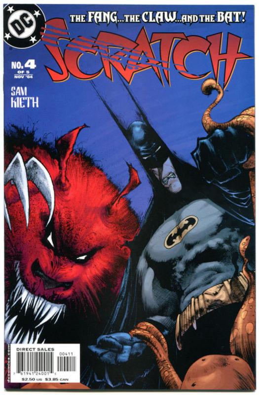 SCRATCH #1 2 3 4 5, NM+, Sam Kieth, Batman, Monsters, Werewolf, 2004