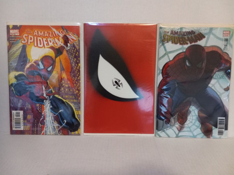 SPIDER-MAN #1: CHIP KIDD + AMAZING #50 + AMAZING 789: 3D CVR - FREE SHIPPING