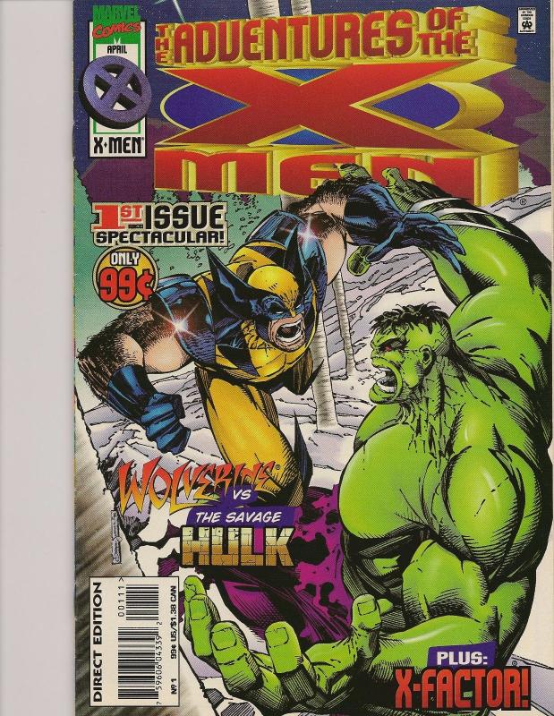 Adventures of the X-Men Apr 1996 to Jan 1997 issues # 1-10 complete