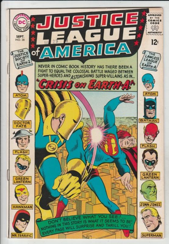 Justice League of America #38 (Sep-65) VF+ High-Grade Justice League of Ameri...