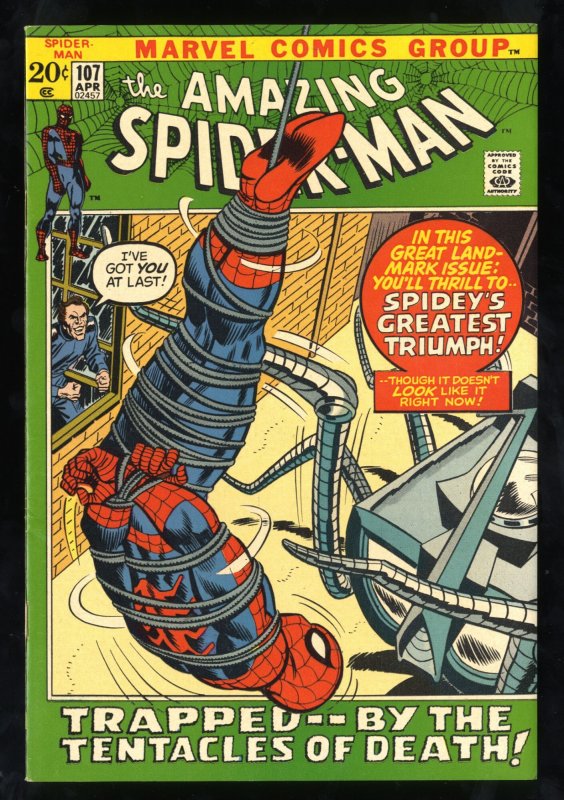 Amazing Spider-Man #107 VF 8.0 Marvel Comics Spiderman