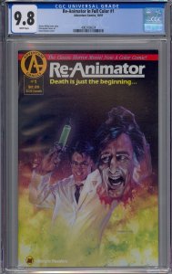 RE-ANIMATOR IN FULL COLOR #1 CGC 9.8 SUPER HTF IN 9.8 WHITE PAGES