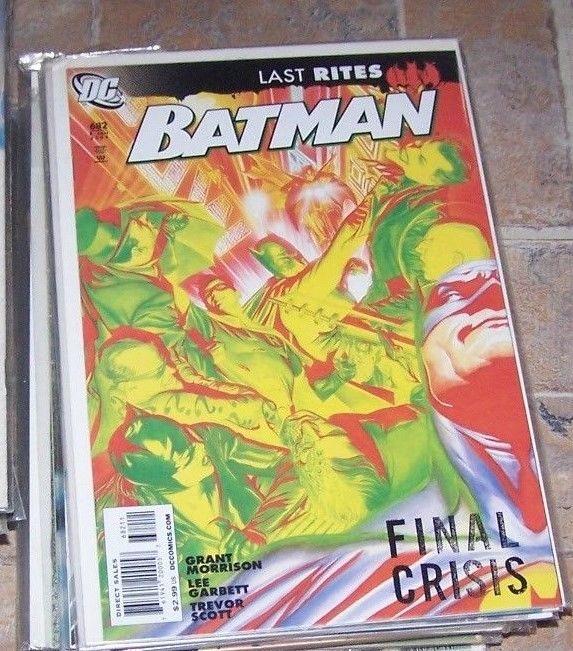 Batman #682  2009 DC FINAL CRISIS LAST RITES RIP GRANT MORRISON