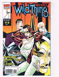 Wildthing #4 VF Marvel Comics Comic Book July 1993 DE41 AD18