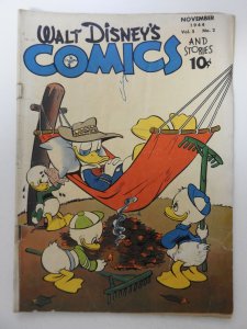 Walt Disney's Comics & Stories #50 (1944) Solid VG Condition!