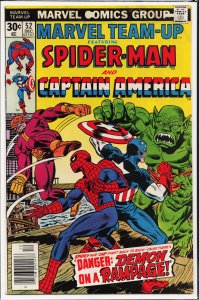Marvel Team-Up #52 Regular Edition (1976) Captain America