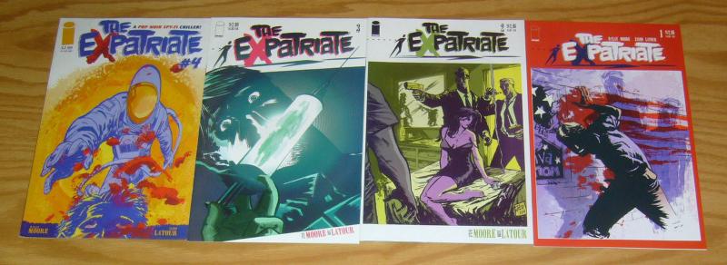 the Expatriate #1-4 VF/NM complete series - a pop noir spy-fi chiller - 2 3 set