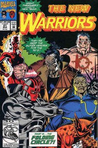 New Warriors, The #21 VF ; Marvel | 1st appearance Folding Circle