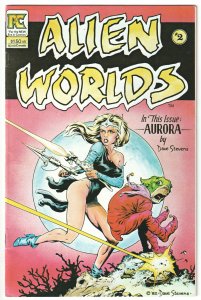 Alien Worlds #2, Aurora by Dave Stevens! (1983) Classic Dave Stevens cover!