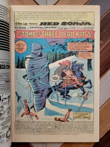 Red Sonja #15 FN/VF (Marvel 1979) Final Issue! Dave Cockrum Cover 3 Dead Kings