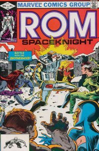 Rom #31 FN ; Marvel | Spaceknight Rogue Mystique Bill Mantlo