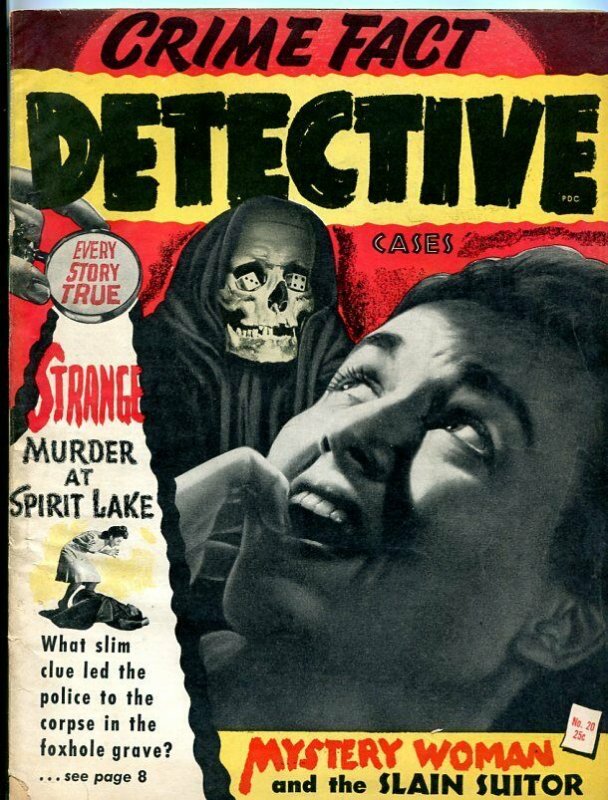 CRIME FACT DETECTIVE CASES-1945-DESPERADO MURDERS-JIGSAW CORPSE-MYSTERY WOMAN G