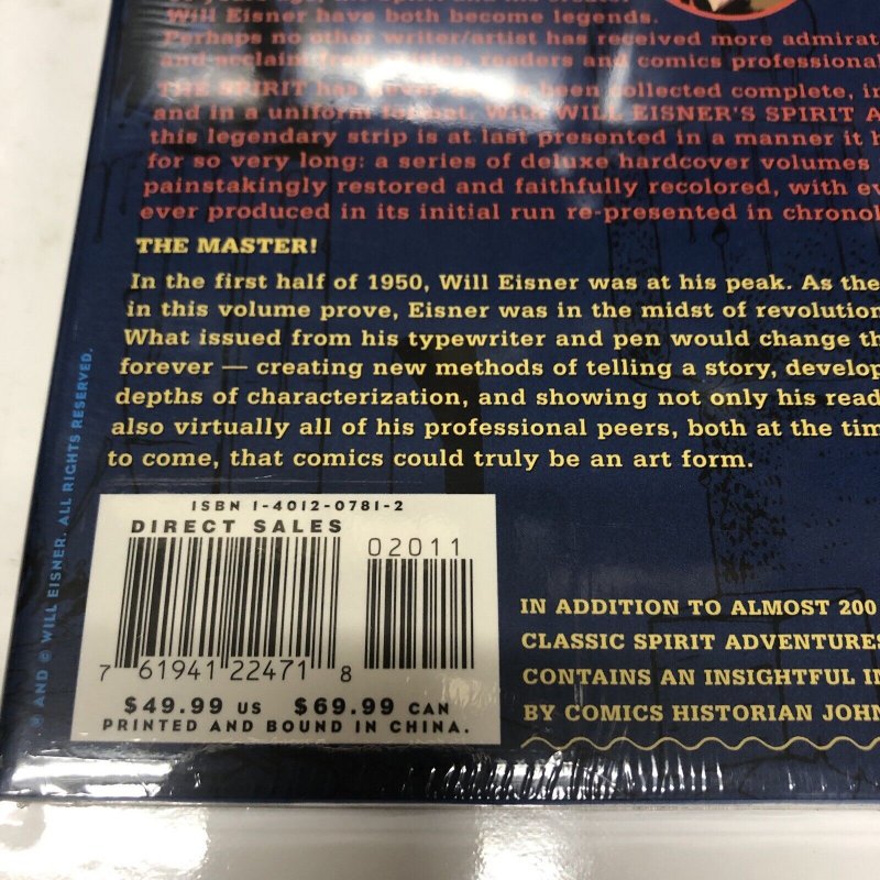 The Spirit Archives (2002) TPB Vol # 20 •  DC Universe • Will Eisner • Classics