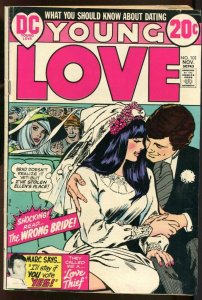 YOUNG LOVE #101-GREAT ISSUE-DC ROMANCE-WEDDING COVER VG+
