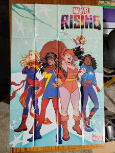 LARGE 36 x 24 Marvel Rising Promo Poster Captain Marvel Gwen Squirrel Girl