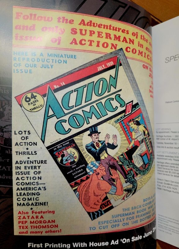 Heritage Auctions: Superman #1 Comic Books Supplement Magazine - Nov 20, 2025