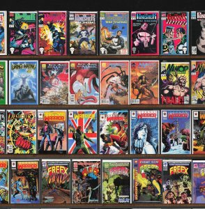 Huge Lot 150+ Comics with Eternal Warrior, Freex, Deathmate & More!