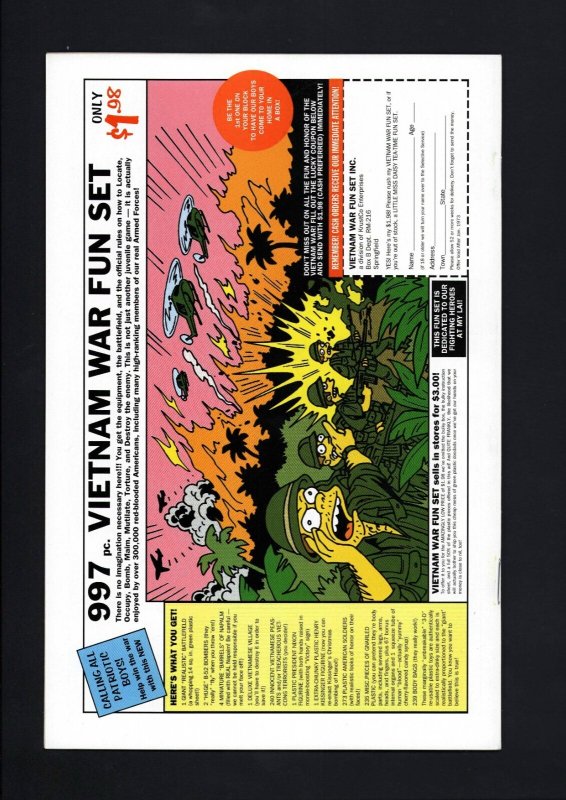 RADIOACTIVE MAN #216 - BILL MORRISON SIGNATURE & FALLOUT BOY SKETCH (NM) 1999