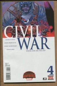 Civil War #1-4 & Choosing Sides 2006 (Grade 9.2 OB All)