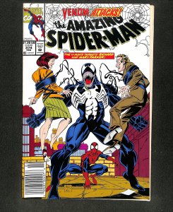 Amazing Spider-Man #374 Newsstand Variant Venom Appearance!